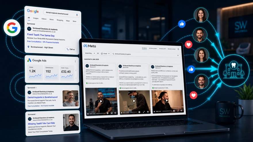 Proven paid ad creative running across Meta and other platforms